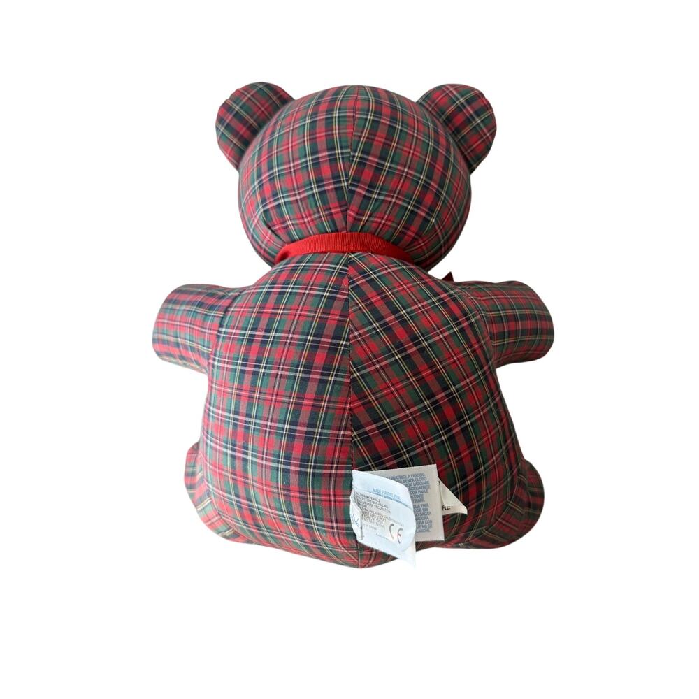 Ralph Lauren Tartan Plaid Teddy Bear Plush Stuffed Animal Collectible 11” - Picture 3 of 9